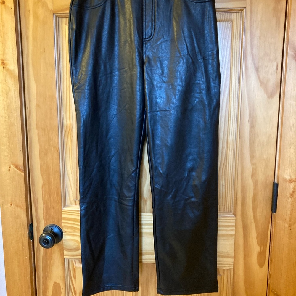 Sanctuary faux leather pants with lining